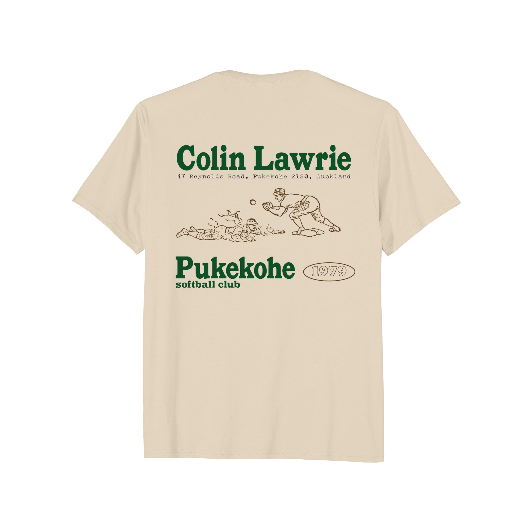 Colin Lawrie Tee - Pukekohe Softball