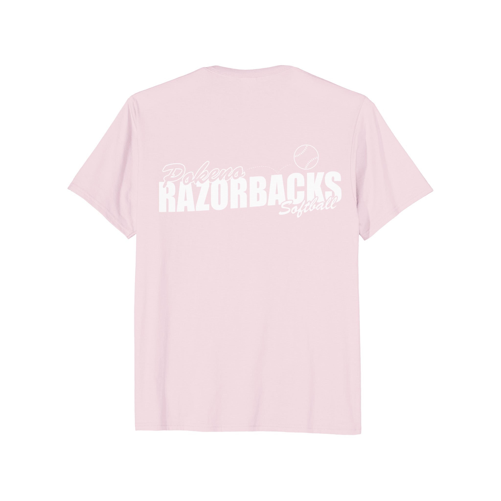 Razorbacks Tee (Pink) - Pokeno Softball