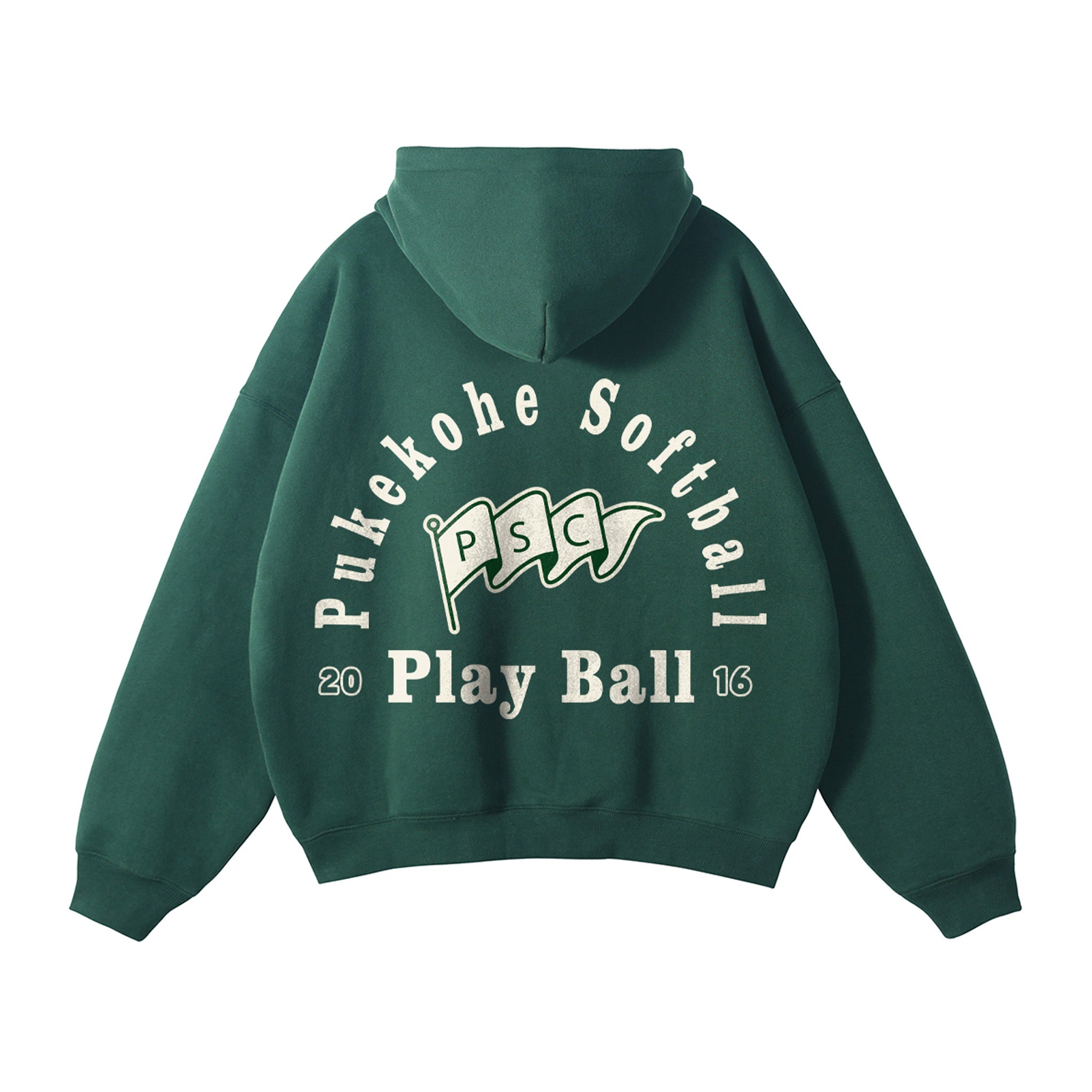 Play Ball Hoodie - Pukekohe Softball